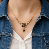 Zircon Pendant-262 (Black)